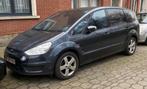Ford S-Max 2l tdci 7-zits autoversnellingsbak, Auto's, Ford, Monovolume, Zwart, 4 cilinders, Leder en Stof