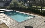 Abri de piscine bas motorisé, Ophalen, Nieuw, Afdekzeil
