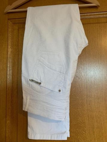 Zerres witte jeans met motief maat 38 lang