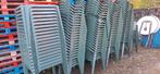 Plastic tuinstoelen en tafels, Ophalen, Gebruikt, Plastic, Stapelbaar