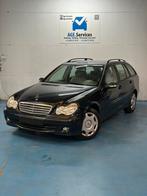 Mercedes-Benz C180 compressor benzine/automaat, Auto's, Automaat, Zwart, 4 cilinders, Blauw