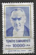 Turkije 1992 - Yvert 2699 - Beeltenis van Ataturk (ST), Postzegels en Munten, Verzenden, Gestempeld