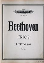 Beethoven trios piano violine cello 1-6, Muziek en Instrumenten, Bladmuziek, Ophalen, Gebruikt, Klassiek, Piano