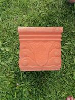 6 beaux pots carrés en terre cuite., Jardin & Terrasse, Pots de fleurs, Balcon, 25 à 40 cm, Terracotta, Utilisé