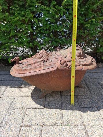 decoratieve antieken steenkool voorraadbak beschikbaar voor biedingen