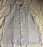 Wit hemdje met strepen van H&M, Kleding | Dames, Maat 38/40 (M), H&M, Verzenden, Wit