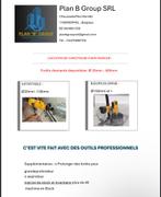 Locatin Carotteuse,Carottage, 600 watts ou plus, Comme neuf, Enlèvement, Vitesse variable