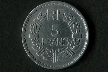 Frankrijk 5 francs 1945-46-47 beschikbaar voor biedingen