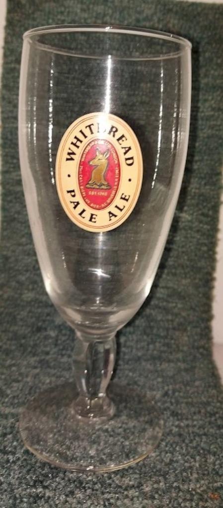 Prachtige schitterende originele oude WHITBREAD Pale Ale, Collections, Marques de bière, Comme neuf, Verre ou Verres, Autres marques