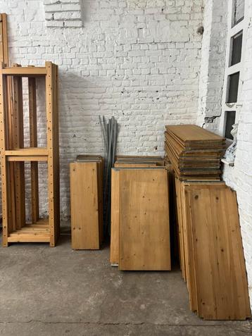 HOUTEN REKKEN 19 lopende meter, Huis en Inrichting, Ophalen, Gebruikt