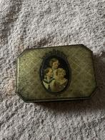 Vintage antiek blikken doos, Verzamelen, Ophalen of Verzenden, Gebruikt