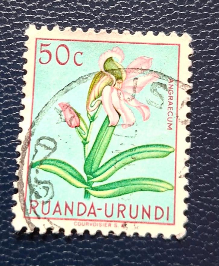 Postzegel Ruanda-Urundi OBP 182, gestempeld., Postzegels en Munten, Postzegels | Afrika, Gestempeld, Ophalen of Verzenden