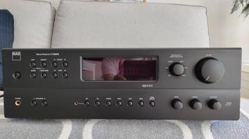 NAD C725 BEE stereo-ontvanger met 2 afstandsbedieningen, Ophalen of Verzenden, Zo goed als nieuw, Stereo