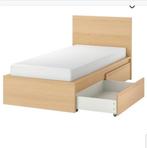 Degelijk Malm bed, eenpersoonsbed, inclusief matras v 1 jaar, Huis en Inrichting, Slaapkamer | Bedden, Ophalen, Gebruikt, 90 cm