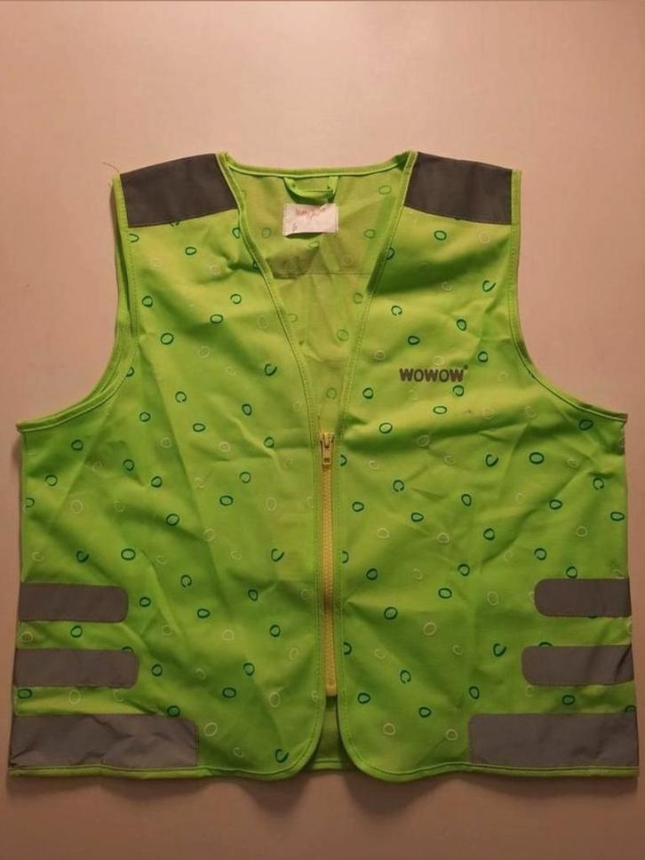 Wowow fluovest kind met rits, Kinderen en Baby's, Kinderkleding | Overige, Zo goed als nieuw, Ophalen