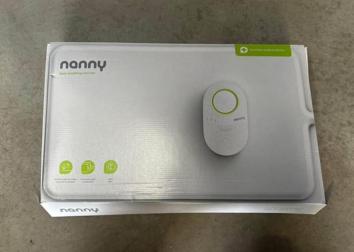 Nanny x2 Ademhalingsmonitor voor baby's, Kinderen en Baby's, Overige Kinderen en Baby's, Zo goed als nieuw, Ophalen of Verzenden