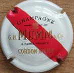 Champagnecapsule G.H. MUMM & Cie crème & rood nr.119, Verzamelen, Ophalen of Verzenden, Nieuw, Frankrijk, Champagne