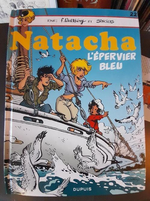 NATACHA TOME 22 L'EPERVIER BLEU + DEDICACE WALTHERY TBE!, Livres, BD, Comme neuf, Une BD, Enlèvement ou Envoi