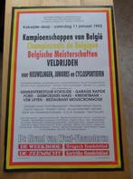 affiche Kampioenschap veldrijden 1992 - Koksijde, Collections, Posters & Affiches, Sport, Utilisé, Enlèvement ou Envoi, Rectangulaire vertical