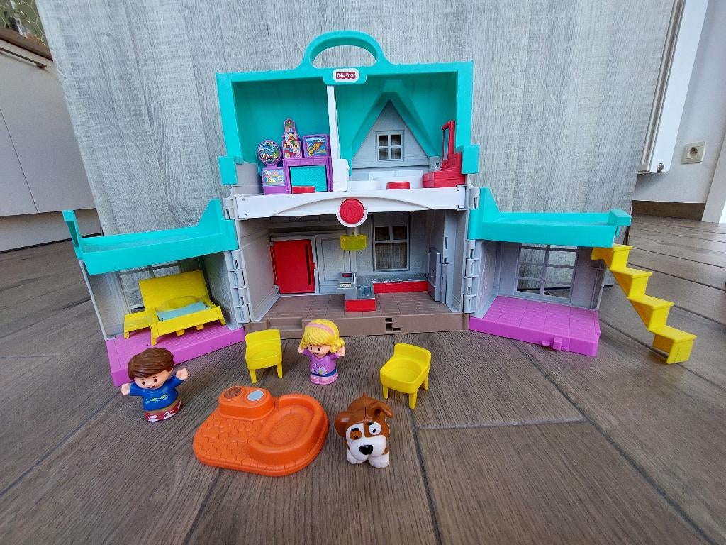 Huis little people Fisher Price, Kinderen en Baby's, Speelgoed | Fisher-Price, Ophalen, Gebruikt, Met licht