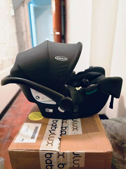 Graco Autostoel SnugGo i-Size R129 Midnight en Base SnugTurn, Kinderen en Baby's, Autostoeltjes, Nieuw, Graco, 0 t/m 10 kg, Ophalen of Verzenden