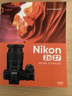 Nikon Z6 II + Z 7 livre mode emploi, Audio, Tv en Foto, Fotocamera's Digitaal, Nieuw, Nikon, Ophalen