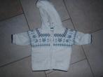 vest + capuchon maat 68, Kinderen en Baby's, Babykleding | Maat 68, Truitje of Vestje, Ophalen of Verzenden, Zo goed als nieuw