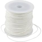 POLYESTER KOORD 1 MM 50 METER WIT, Hobby en Vrije tijd, Verzenden, Nieuw