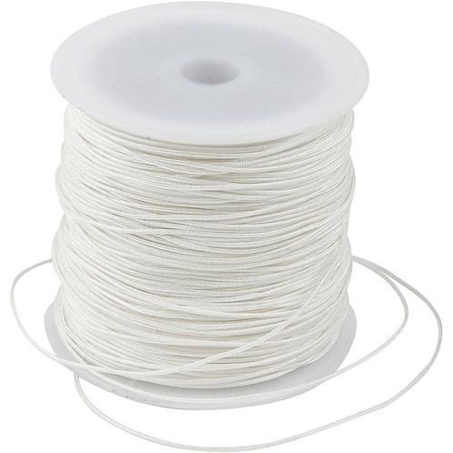 CORDE POLYESTER 1 MM 50 MÈTRES BLANCHE, Hobby & Loisirs créatifs, Hobby & Loisirs Autre, Neuf, Envoi