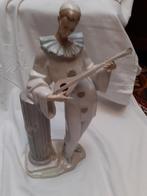 Lladro/Noa porselein, begin jaren '70, pierrot met mandoline, Antiek en Kunst, Ophalen of Verzenden