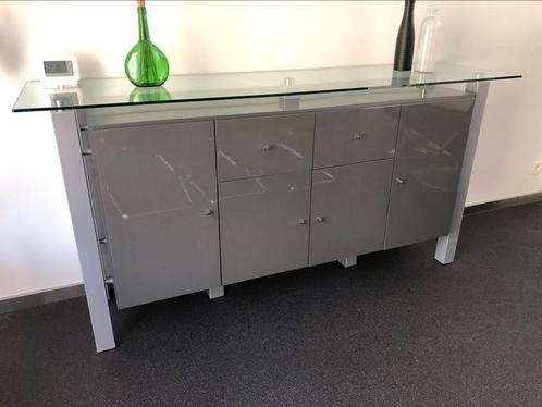 Kasten eetkamer dressoir en vitrinekast modern, Huis en Inrichting, Kasten | Dressoirs, Zo goed als nieuw, Met lade(s), Met deur(en)