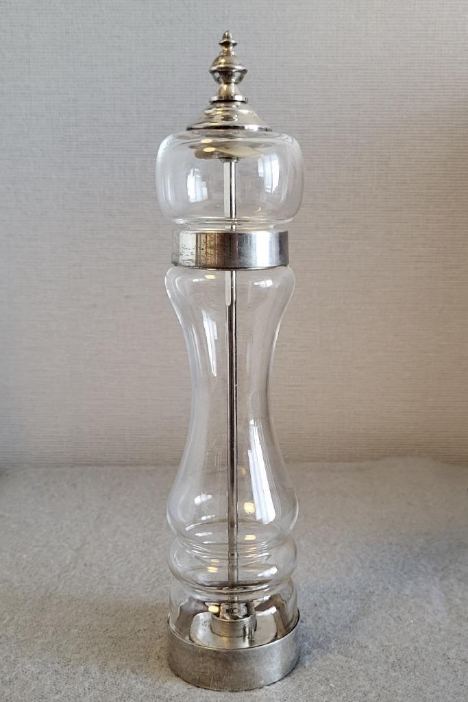 verzilverde pepermolen, Antiek en Kunst, Antiek | Zilver en Goud, Ophalen of Verzenden