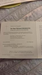 Oud-strijder - krijgsgevangene 40-45, Verzamelen, Verzenden, Bidprentje