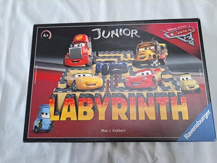Ravensburger Junior Labyrint Cars, Hobby en Vrije tijd, Gezelschapsspellen | Bordspellen, Gebruikt, Een of twee spelers, Drie of vier spelers