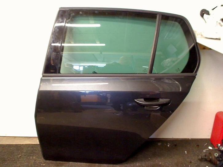 PORTIER LINKS ACHTER golf 6 LA9W Volkswagen Golf VI (5K1), Auto-onderdelen, Carrosserie, Deur, Volkswagen, Achter, Links, Gebruikt
