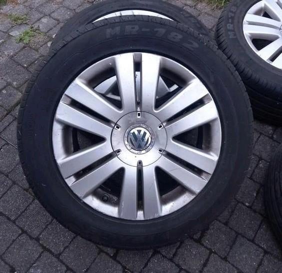 Velgen alu zomerbanden VW Passat Eos 16inch 5x112 6-7mm, Auto-onderdelen, Besturing, Audi, Ford, Seat, Volkswagen, Skoda, Gebruikt