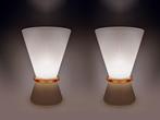 tafellamp set diabolo, Ophalen of Verzenden, Zo goed als nieuw, Glas, Memphis stijl