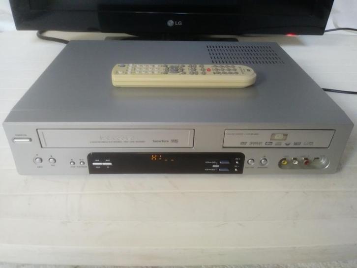 Daewoo DF-4501 DVD recorder/VHS, kopieert DVD en VHS, Audio, Tv en Foto, DVD spelers, Zo goed als nieuw, Dvd-recorder, Overige merken