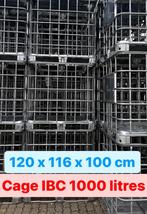 Cage Ibc pour stockage de bois ou autre (cuve complète aussi
