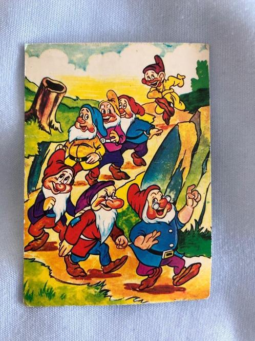 Plaatje 224 De zeven dwergen ( uitgeverij Stam ), Verzamelen, Disney, Gebruikt, Plaatje of Poster, Overige figuren, Ophalen of Verzenden
