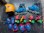 Kinder skeelers rolschaatsen berscherming en helm, Enlèvement ou Envoi, Comme neuf