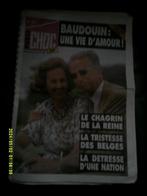 Journal Hebdomadaire Publi Choc Hommage spécial Roi Baudouin, Collections, Revues, Journaux & Coupures, 1980 à nos jours, Enlèvement ou Envoi