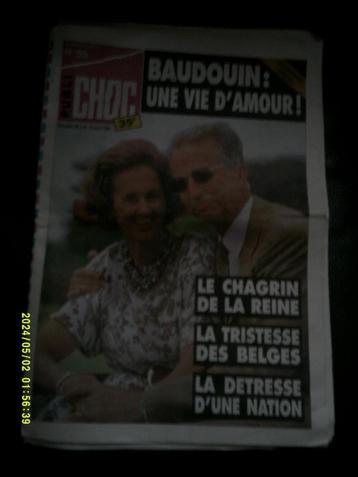 Journal Hebdomadaire Publi Choc Hommage spécial Roi Baudouin