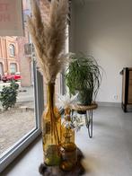 Vazen, Huis en Inrichting, Woonaccessoires | Vazen, Ophalen, 50 tot 75 cm, Geel, Glas