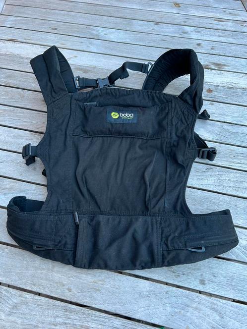 Comfortabele zwarte draagzak Boba 4G 0-4 jaar, Kinderen en Baby's, Babydragers en Draagdoeken, Zo goed als nieuw, Draagzak, Buik