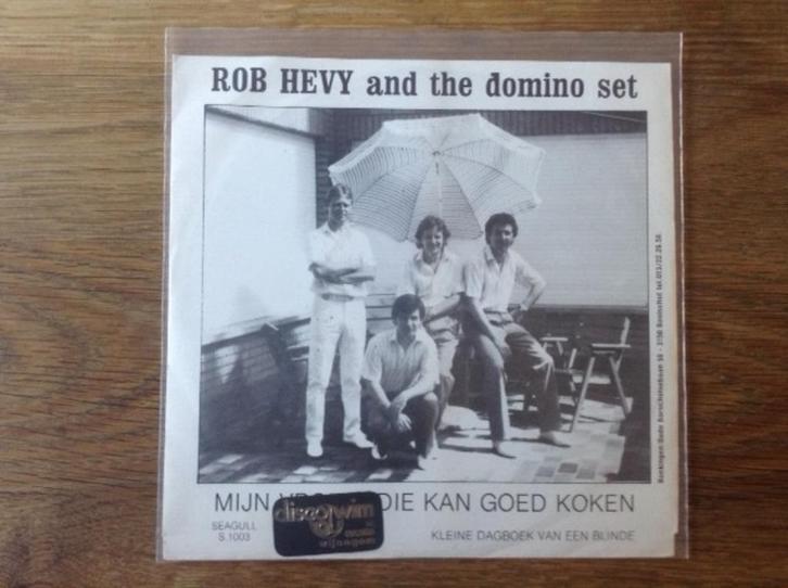 single rob hevy and the domino set, Cd's en Dvd's, Vinyl Singles, Single, Nederlandstalig, 7 inch, Ophalen of Verzenden