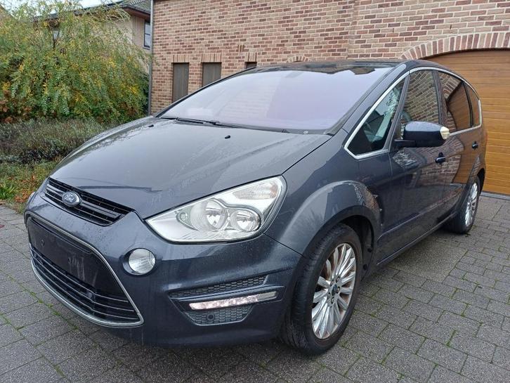 Ford S Max  2.0 TDCi  titanium  leder  7 zitplaatsen, Auto's, Ford, Particulier, S-Max, ABS, Airbags, Airconditioning, Bluetooth