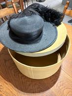 Chapeau fin 19eme/ debut 20eme avec boite d’origine!, Enlèvement, Porté, Chapeau
