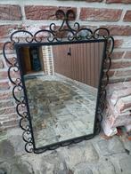 Très beau miroir armature en métal, Antiek en Kunst, Ophalen, Minder dan 50 cm, Minder dan 100 cm