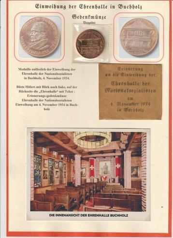 Herinneringsmunt 1934 inwijding 'Ehrenhalle der Nazionalsozi beschikbaar voor biedingen